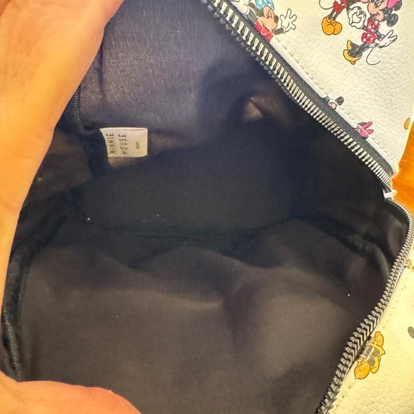 Disney Mickey & Minnie Mini Backpack Adjustable straps & Minnie Ears & Bow NEW - Picture 7 of 8